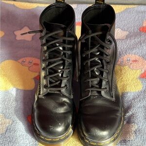 Dr. Martens Black Leather Boots
